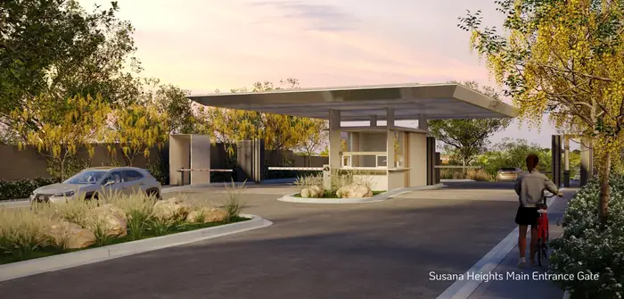 Main entrance gate of Susana Heights Village