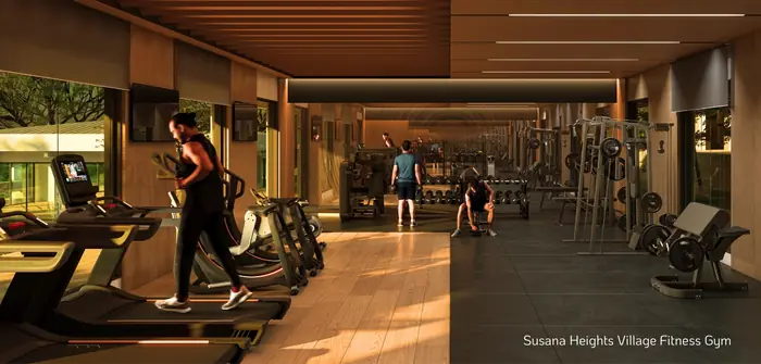 Residents' fitness gym